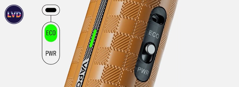 un bouton switch ECO ou PWR